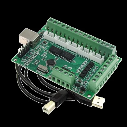 호환 MACH3 USB 5축 100KHz CNC 모션 컨트롤러 카드 브레이크아웃 보드(6축  산업용 MPG 핸드휠 포함)