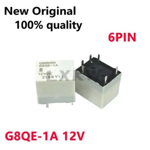 1/PCS  G8QE-1A 12VDC 6PIN 하이빔 헤드라이트 릴레이