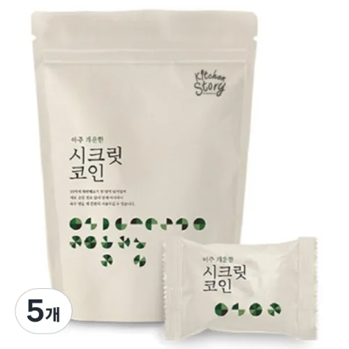 2026년7월 생산분 빅마마 이혜정의 시크릿코인 개운한맛, 80g, 5개