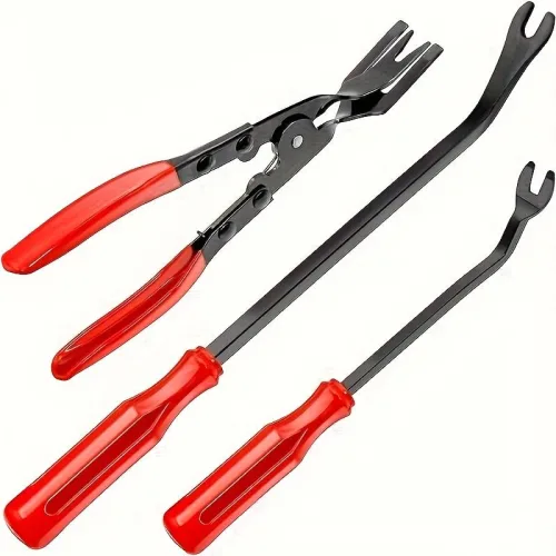 Trim Removal Pliers Clip Door Panel Trim Clip Removal Tool Pliers Tool With Fastener Rivet Remover F
