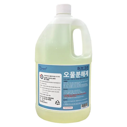 허브크린 오물분해제 하수구 배수구 세정제 머리카락 분해 제거 막힘 해결, 4L, 4kg, 1개
