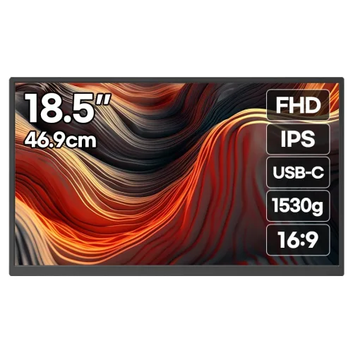 일렉싱크 FHD 덱스 미러링 휴대용 터치 모니터, 46.99cm, S18T