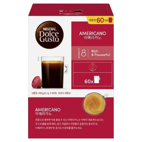 돌체구스토 아메리카노 캡슐커피, 8.3g, 60개입, 2개