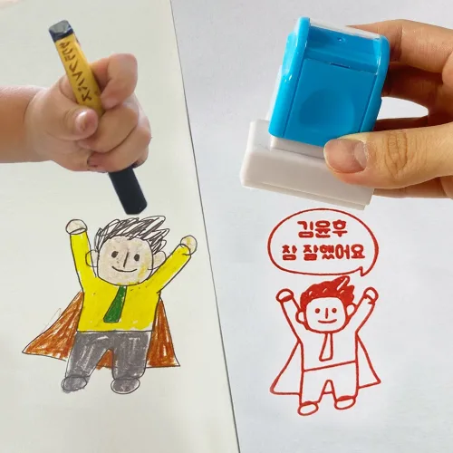 커스텀 스탬프 손그림 손글씨 주문제작 맞춤도장 굿즈 로고 사인