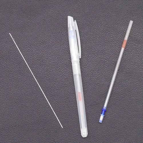 은펜 젤리은펜 봉제마킹 은펜 가죽공예은펜 실버펜, 1개