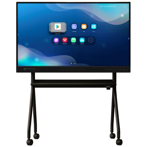 프로젝터매니아 PJM-Board 65 EDU 전자칠판 65인치4K UHD 터치 강의용 회의용 방문설치, PJM-Board 65 EDU 스탠드형 설치포함, 165.1cm