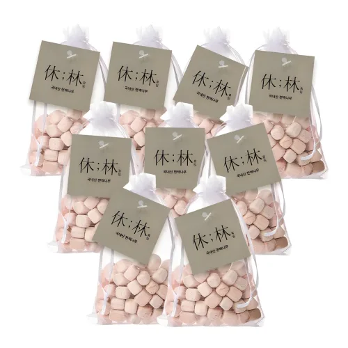 [휴림] 편백나무 편백칩 큐브칩 방향주머니 40g, 40g, 10개, 편백