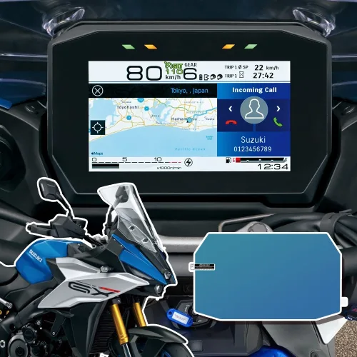 오토티엔 스즈키 GSX-S1000GT 22-25년 계기판필름 스크래치 보호필름 기스방지, 1개