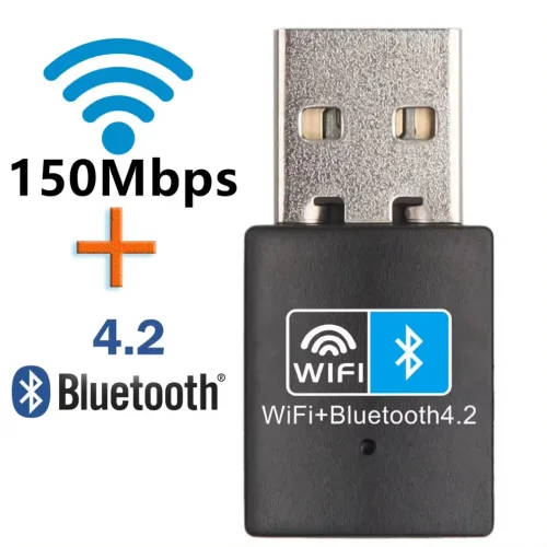 2 in 1 USB WiFi 블루투스 어댑터 600Mbps USB Wifi 어댑터 2.4G 5GHz 무선 네트워크 카드 Adaptador Wifi