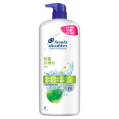 헤드앤숄더 두피 토탈 솔루션 애플 프레쉬 샴푸, 1.2L, 1개