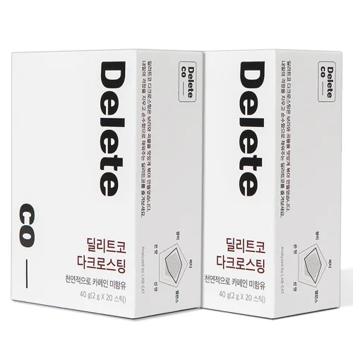 딜리트코 카페인 미함유 오르조 커피 대용차, 2개, 20개입, 2g