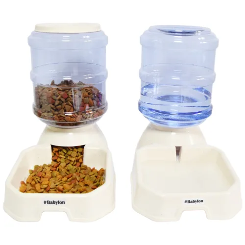샵베이빌론 iCook 애견 반자동급식기 자동급수기 3.8L, 1개