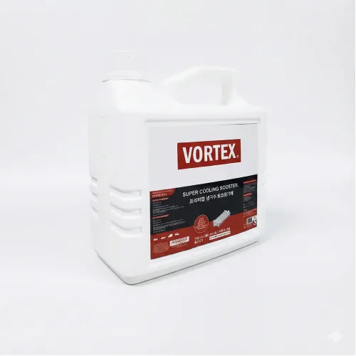 볼텍스 VORTEX 트럭 화물차 버스 중장비용 중대형차용 상용차용 자동차 성능개선 냉각수 보충제 첨가제 2L 소음진동감소 연비개선 출력개선 배출가스감소 매연감소 항부식 항산화, 1개