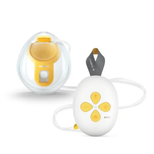 Medela 메데라 전동 착유기 솔로 핸즈프리 전동 사유기 컴팩트한 한 가슴