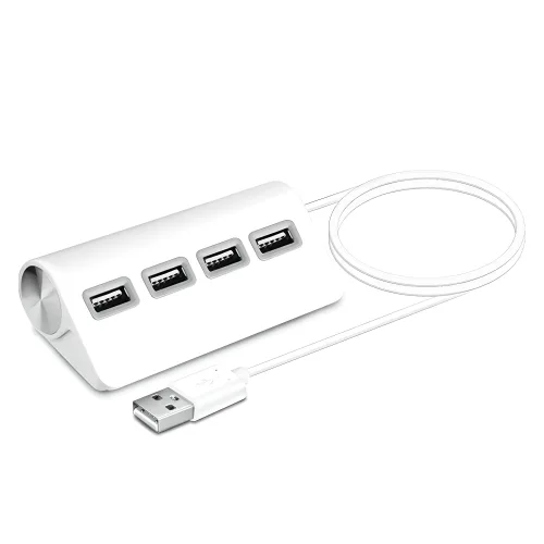 코시 뉴욕 4포트 USB허브 UH3085, 화이트, 1개
