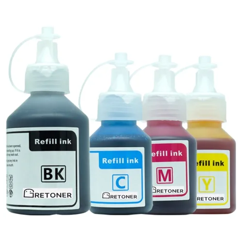 탑젯 브라더 BT6000BK / BT5000 호환잉크 4종 세트, 검정, 파랑, 빨강, 노랑, 1세트