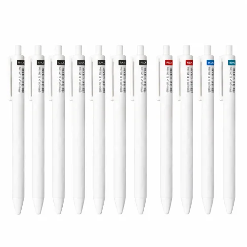 0.5mm 중성펜 대용량 부드러운 필기 공부용 펜 학생 사무용 볼펜, 12개, 혼합
