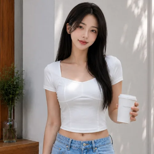일호장신구 볼레로 절개 백리스 캡 반팔 여름 데일리 바캉스 반전 뒤트임