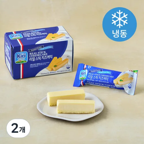 [로켓프레시] 끼리 리얼 스틱 치즈케익 플레인 6입 (냉동), 180g, 2개
