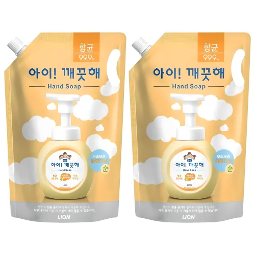 아이깨끗해 핸드워시 순 파우더향 리필용