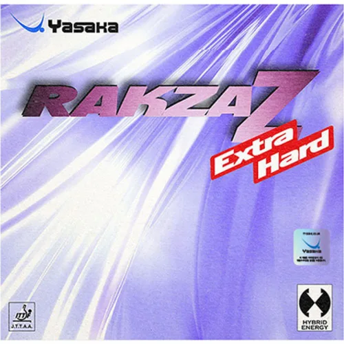 야사카 - 라크자 Z 엑스트라 하드 탁구러버 평면러버, 흑색(MAX), 1개