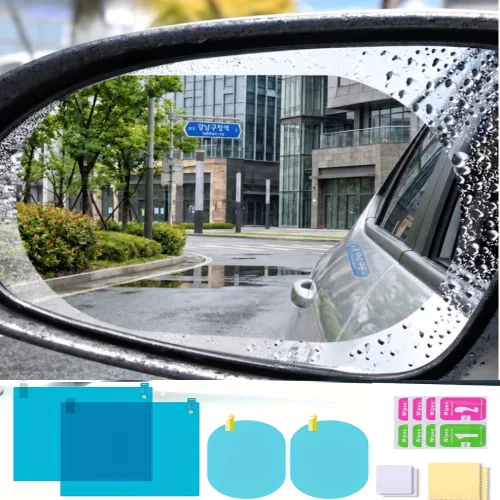 바블래 차량용 사이드미러 방수필름 친수 풀패키지, 4개, All Car Models