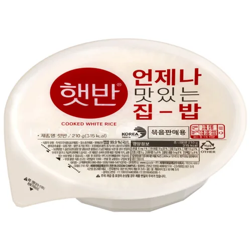 햇반 백미밥, 210g, 29개