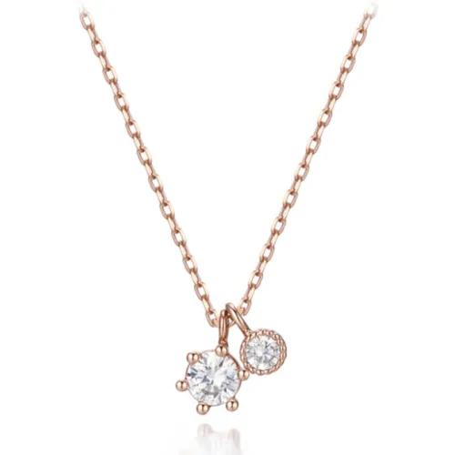 [엘르주얼리] 14k Gold Plated 포인트 러블리 목걸이 ELBRNN131