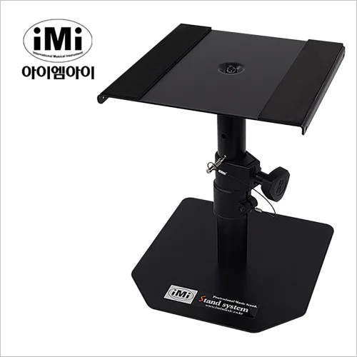 iMi 아이엠아이 책상용 스피커 스탠드 MSSC-103, 블랙, 단일상품