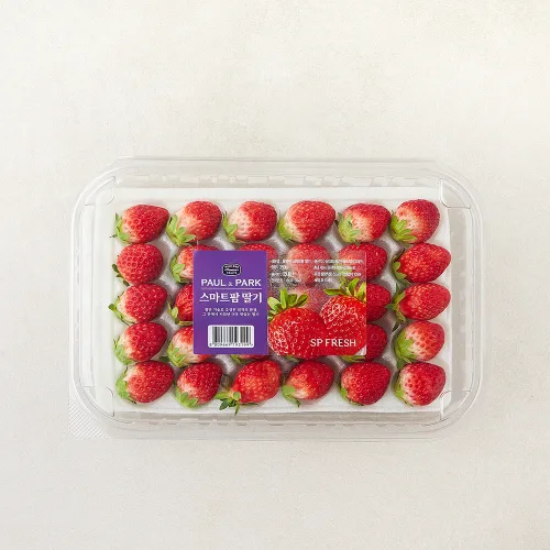 [로켓프레시] 폴앤박 스마트팜 딸기, 1개, 350g