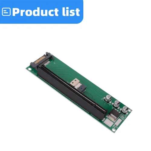 ADT-Link eGPU SFF-8654 4i-PCIe 4.0 X16 외장 그래픽 카드 어댑터 (GPU NUC NVMe 노트북용)