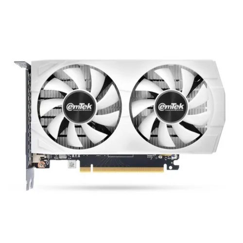 이엠텍 지포스 RTX 3050 MIRACLE WHITE D6 6GB 그래픽카드