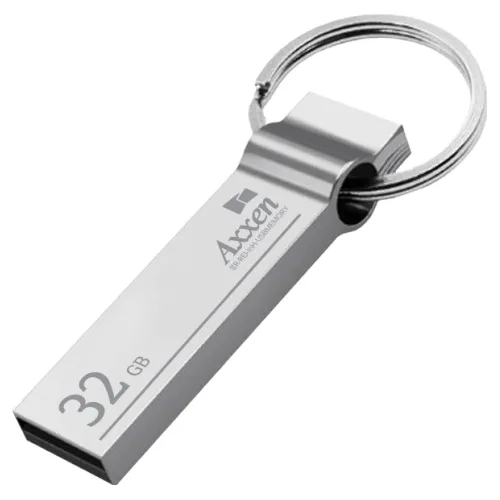 액센 메탈고리형 USB 메모리 U32, 1개, 32GB