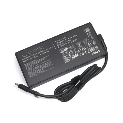 ASUS 정품 A22-280P1B TUF TUF Gaming A16 FA608PP 충전기 20V 14A 직사각팁 어댑터, 1세트, asus20v14a직사각형