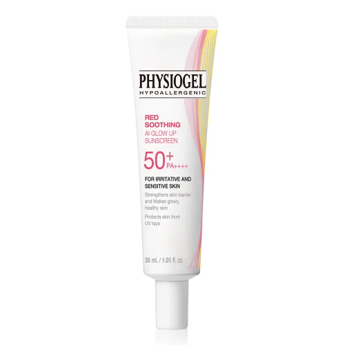 피지오겔 레드수딩 AI 글로우업 썬스크린 SPF50+ PA++++, 30ml, 1개