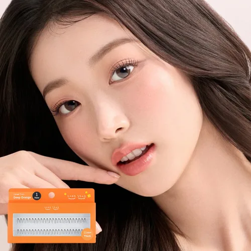 깜빡 인조 가닥속눈썹 패키지버전 11mm 띠크 1기둥, 띠크(블랙), 1개