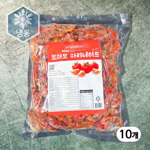 마리네이드 세미 드라이 토마토 1kg 10개 묶음, 1kg, 10개