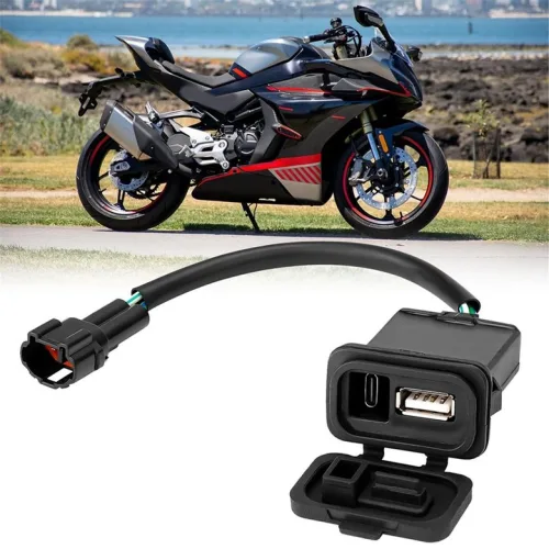 CFMOTO 450SS 450SR 450NK 450SR-S 800NK NK800 250SR SR250 300SS 300SR 스포츠와 호환용 듀얼 USB Type-C 충전기