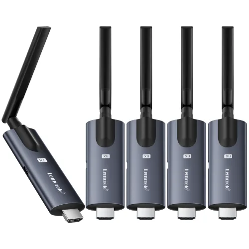 Lemorele HDMI 송신기 100-200미터 전송 거리 1 송신기는 4개의 수신기를 지원합니다, 1개, R1040