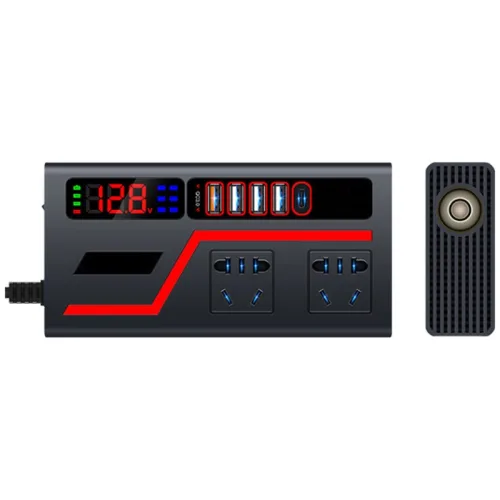 체리스팟 220V 다기능 차량용 인버터 IN-11 고속 충전 시가잭 멀티 충전 12V 24V 연장 인버터, 1개