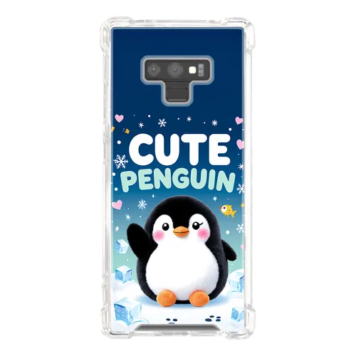 큐트 애니멀 펭귄 penguin 모서리쿠션 젤리 하드 이중구조 갤럭시 아이폰 핸드폰 케이스
