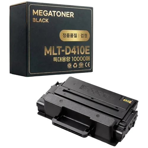 메가 토너 삼성 호환 재생 MLT-D410E SL-M3220ND,SL-M3560FW, 2개, 검정 재생 토너