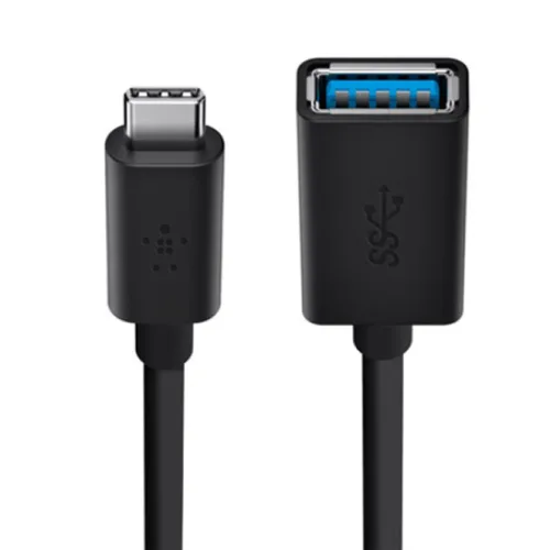 벨킨 3.0 USB C to USB A 어댑터, F2CU036btBLK, 1개