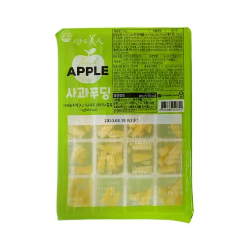 샐러드미인 사과푸딩, 1kg, 1개