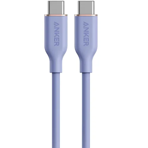 앤커 3세대 파워라인 플로우 USB C-C타입 PD 고속충전 100W 케이블, 180cm, 퍼플 그레이, 1개