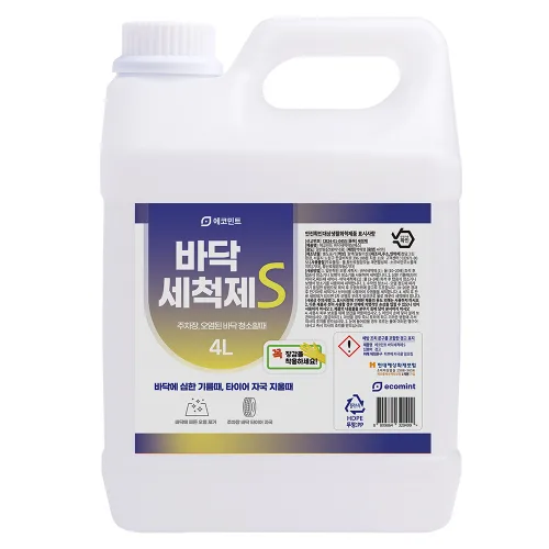 에코민트 바닥세척제S 4리터, 1개, 4000ml