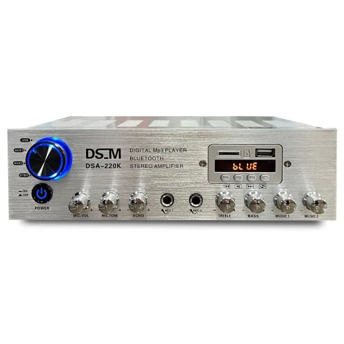 REX-202 매장용앰프 미니앰프 블루투스앰프 2채널 200W, DSA-220k