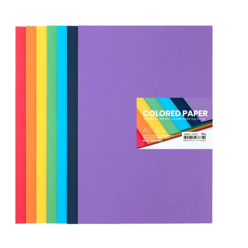 star starred 도톰한 레인보우 7컬러 색지(7 COLORED PAPER)
