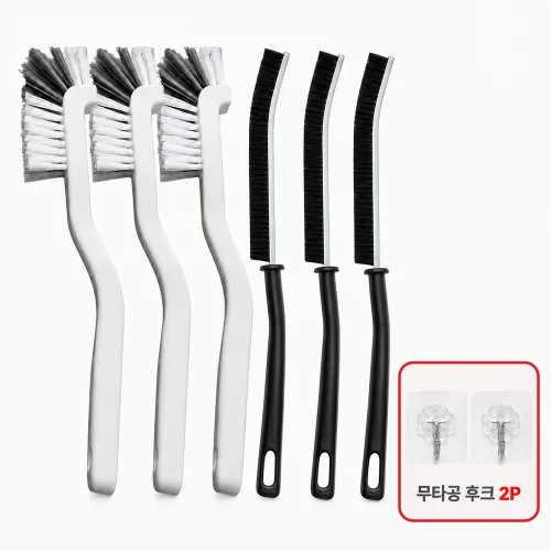 소구랩 다용도 주방 욕실 청소솔 틈새솔 만능 틈새브러쉬 3+3 세트 SGR-06A
