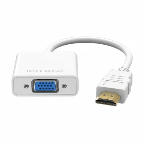 HDMI to VGA 젠더 HDMI to RGB 변환 케이블 노트북, 단일상품